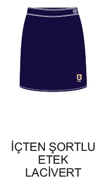 İçten Şortlu Etek Lacivert