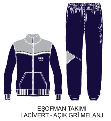 Eşofman Takımı Lacivert-Gri Melanj